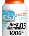 Doctor's Best Best Vitamin D3 1000 IU, Softgel Capsules, 180-Count