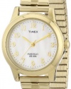 Timex Women's T2M827 Elevated Classics Dress Gold-Tone Stainless Steel Expansion Band Watch