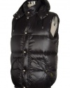 Polo Ralph Lauren Mens Down Vest 4XLT Tall Black Puffer XXXX-Large Tall Quilted Hoodie