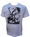 Kenneth Cole Reaction Mens White Gray Guitar Short Sleeve T Shirt