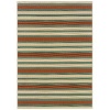 Montego Blue/Orange Multi Rug Size: Runner 2'3 x 7'6