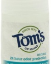 Tom's of Maine Fragrance-Free Natural Confidence Roll-On Deodorant, 2.40-Ounce Bottles (Pack of 6)