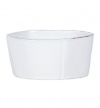 Vietri Lastra White Medium Serving Bowl 8.5 in