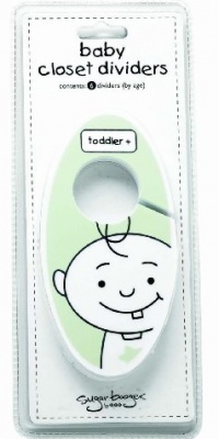 Sugarbooger Baby Closet Dividers, Peek-A-Boo Green