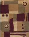 Area Rug 9x13 Rectangle Contemporary Burgundy Color - Surya Artist Studio Rug from RugPal