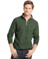 Pull on this 1/4-zip sweater from Izod for a warm look for when the temperature drops.