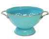 Calypso Basics 1.5 Quart powder coated  Colander, Turquoise