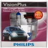 Philips H11 VisionPlus Headlight Bulb, Pack of 2