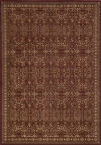 Area Rug 7x9 Rectangle Traditional Red Color - Momeni Belmont Rug from RugPal