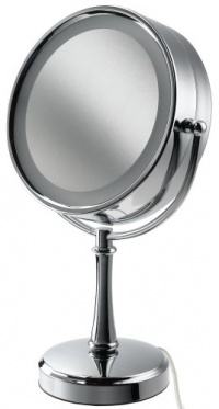 Conair BE87CR Touch Control Lighted Round Mirror, Polished Chrome