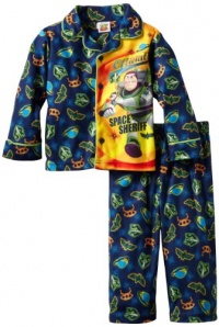 AME Sleepwear Boys 2-7 Space Sheriff, Multi, 4T