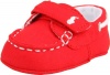 Ralph Lauren Layette Sander EZ Loafer (Infant/Toddler),Red,0 M US Infant