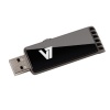 V7 4GB Flash Drive USB 2.0 Black Retractable Connector (VAFD4GAR-1N)