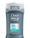 Dove Men + Care Deodorant, Aqua Impact, 3 Ounce (Pack of 2)