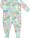 Carter's Baby Girls One-piece Polyester Micro Fleece Daydreaming Animals Footed Blanket Sleeper Pajamas (12 Months)