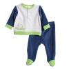 Absorba Baby Two Piece Footed Pant Set