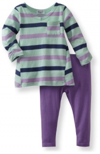 Splendid Littles Baby-Girls Newborn Clearwater Tunic Set, Julep, 18-24 Months