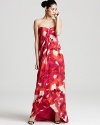 Nicole Miller Gown - Floral Strapless Gown