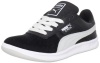 Puma G Vilas 2 Lace-Up Sneaker (Little Kid/Big Kid),Black/Gray Violet/White,3.5 M US Big Kid