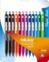 Paper Mate InkJoy 300 RT Retractable Medium Point Ballpoint Pens, Assorted Colors, 24 Pack (1781568)