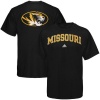 adidas Missouri Tigers Black Relentless T-shirt