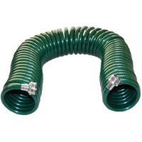 Plastair SpringHose PUWE650B94H-AMZ 50-Foot 3/8-Inch Lead Safe Ultra-Light Recoil Garden Hose, Green