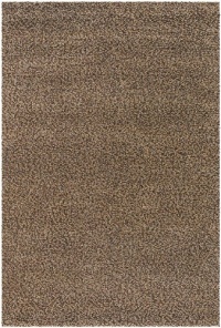 Couristan 5519/5074 LAGASH 66-Inch by 96-Inch Wool Area Rug, Chocolate/Camel