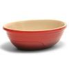 Le Creuset Stoneware Large 3-1/2-Quart Oval Serving Bowl, Cherry