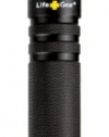 Life Gear LG21-70004-BLA Highland LED Tactical Flashlight with Red Tail Emergency Flasher, 400-Lumens