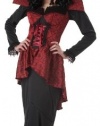 Countess Bloodthirst Vampire Adult Party Costume (Black/Red;Small)