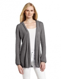 Minnie Rose Women's Hooded Duster Sweater