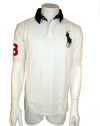 Polo Ralph Lauren Men's Classic-Fit Big Pony Polo - Classic Oxford White - XL