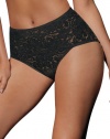 Bali Lace 'N Smooth Firm-Control Torset, L-Black