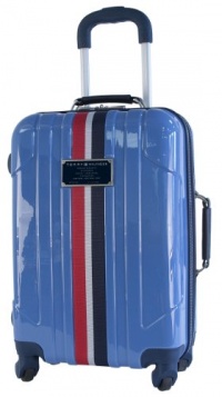 Tommy Hilfiger Luggage Lochwood 21 Inch Hardside Spinner, Light Blue, One Size