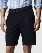 Essential, classic-fitting short in durable soft cotton twill.