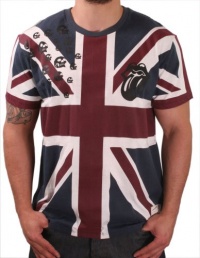 Rift Stars Rolling Stars Union Jack Men's Rolling Stones Tee