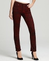 A subtle snake print puts an exotic spin on these Citizens of Humanity skinny jeans.