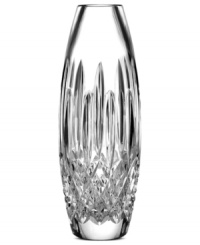 Waterford crystal is made even more radiant with the complex cuts of Monique Lhuillier's Arianne vase. A minimalist shape adds to its timeless look and luxurious feel.