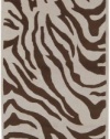 Area Rug 2x8 Runner Animal Inspirations Chocolate Color - Surya Goa Rug from RugPal