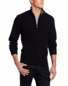 Marc Ecko Cut & Sew Men's Full Zip Rib Sweater