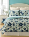 Martha Stewart Suri Flowers Reversible Standard Sham