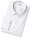 Van Heusen Men's Poplin Solid Long Sleeve Button Down Collar Shirt