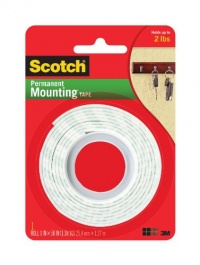 3M Scotch Heavy Duty Mounting Tape, 1-Inch by 50-Inch (114/DC)