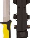 SE KHK2287 12-Inch Dive Knife w/ Hard Sheath-Yellow