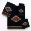 Avanti Mojave Black Fingertip Towel