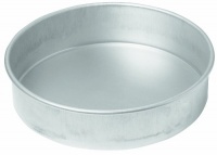 Chicago Metallic Commercial II Traditional Uncoated 8-Inch Round Cake Pan