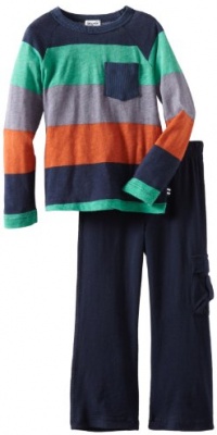 Splendid Littles Boys 2-7 Colorblock Rugby Tee Set, Preston, 4/5