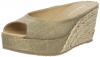 CL by Chinese Laundry Women's Date Night Wedge Sandal,Bronze,7.5 M US