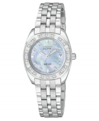 Powered by the sun, this Eco-Drive watch by Citizen is both practical and pretty.