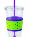 Copco 2510-0181 Sierra 24-Ounce Cold Tumbler, Dots Cutout Design